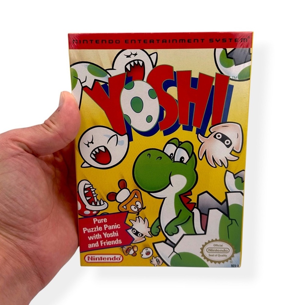 Yoshi (Nintendo Entertainment System, 1992) NEW & FACTORY PLASTIC SEALED CIB